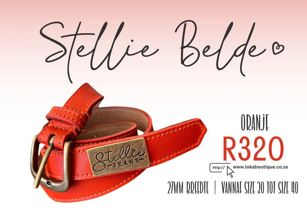 Stellie Jeans Leather Belts (Width 27mm)