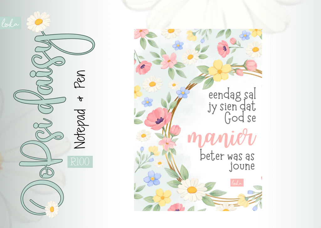 Oopsie Daisy Notaboek & Pen