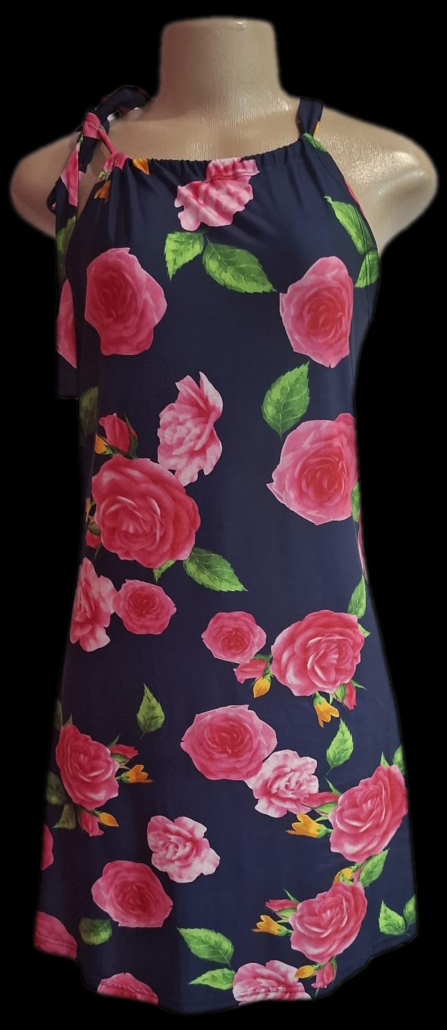 CC Navy Pienk Rose Drawsting Rokkie