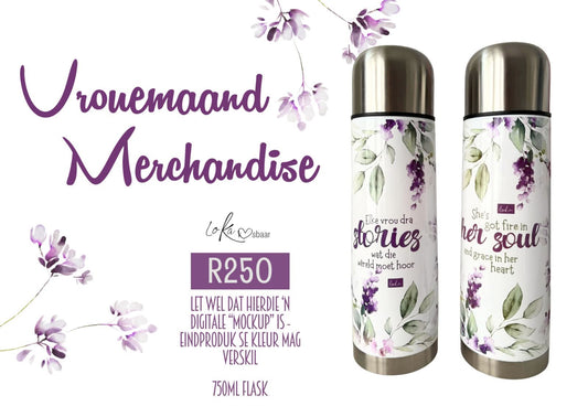 Vrouemaand 750ml Flask
