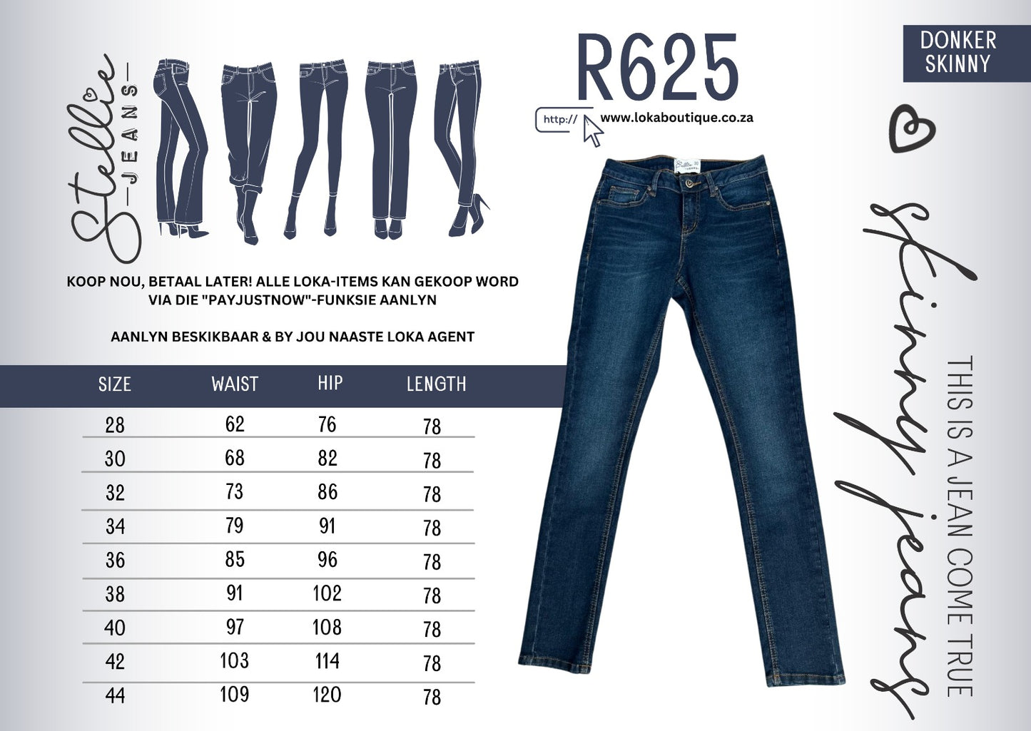 Stellie Skinny Dark Jean
