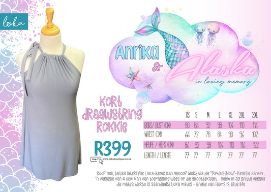 Anrika Kort Drawstring rokkie