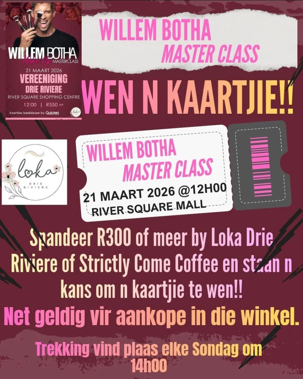 Willem Botha Master Class Tickets