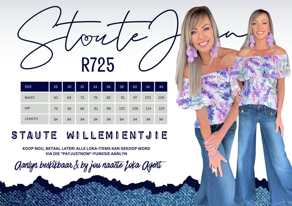 Willemientjie Wideleg Denim