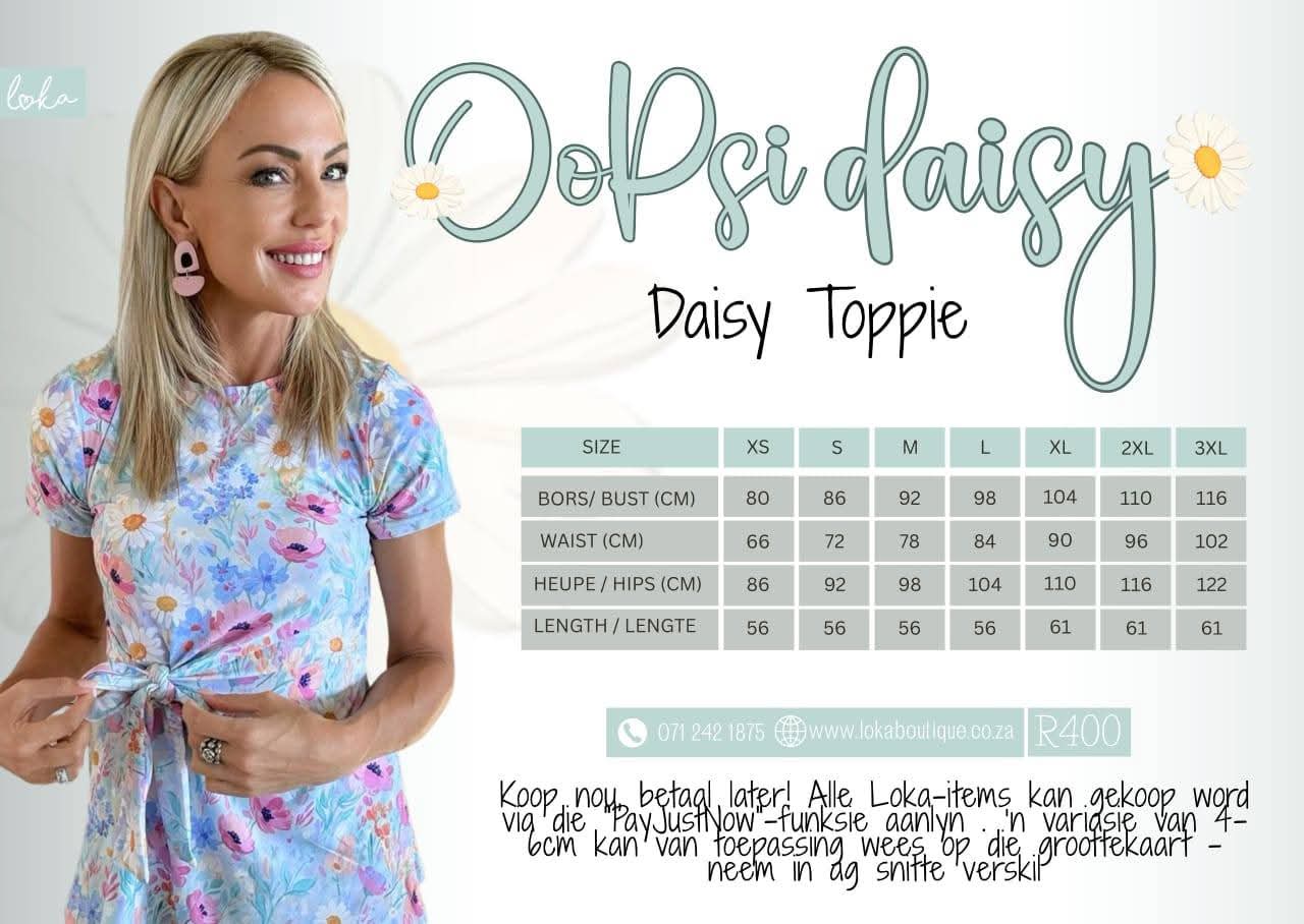 Oopsie Daisy Toppie