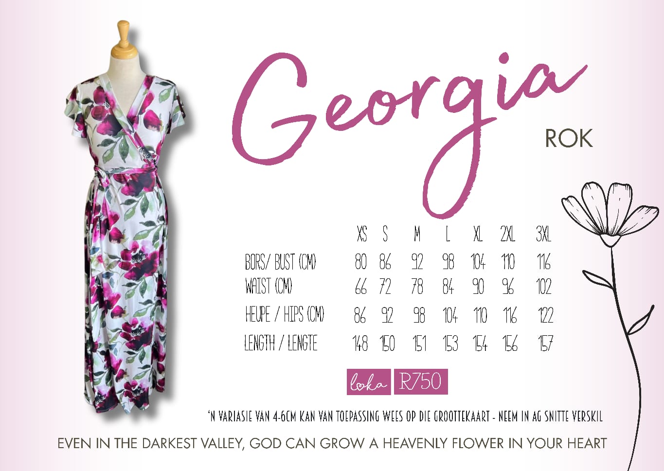 Leilani Georgia Wrap Rok
