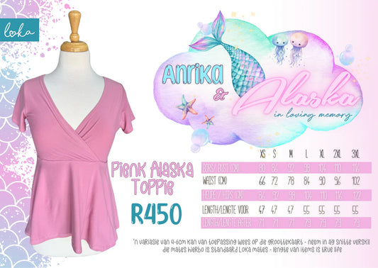Pienk Alaska Toppie
