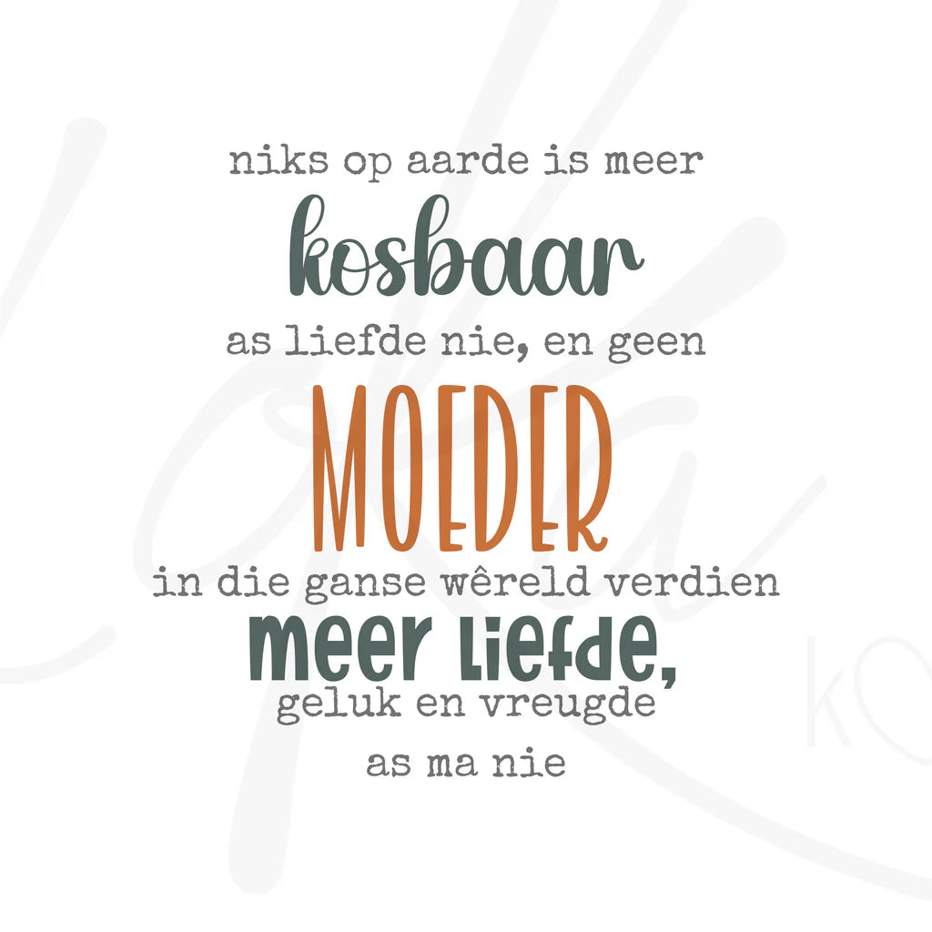 Moedersdag Koffie Bekers