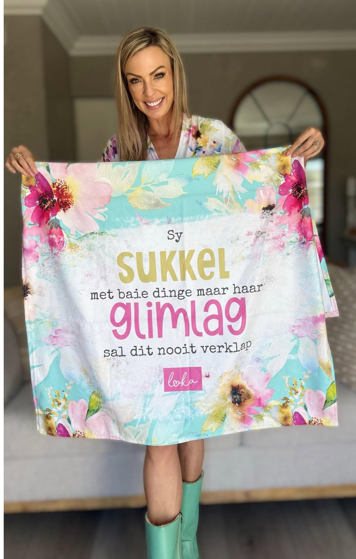 Blommekind Handdoek
