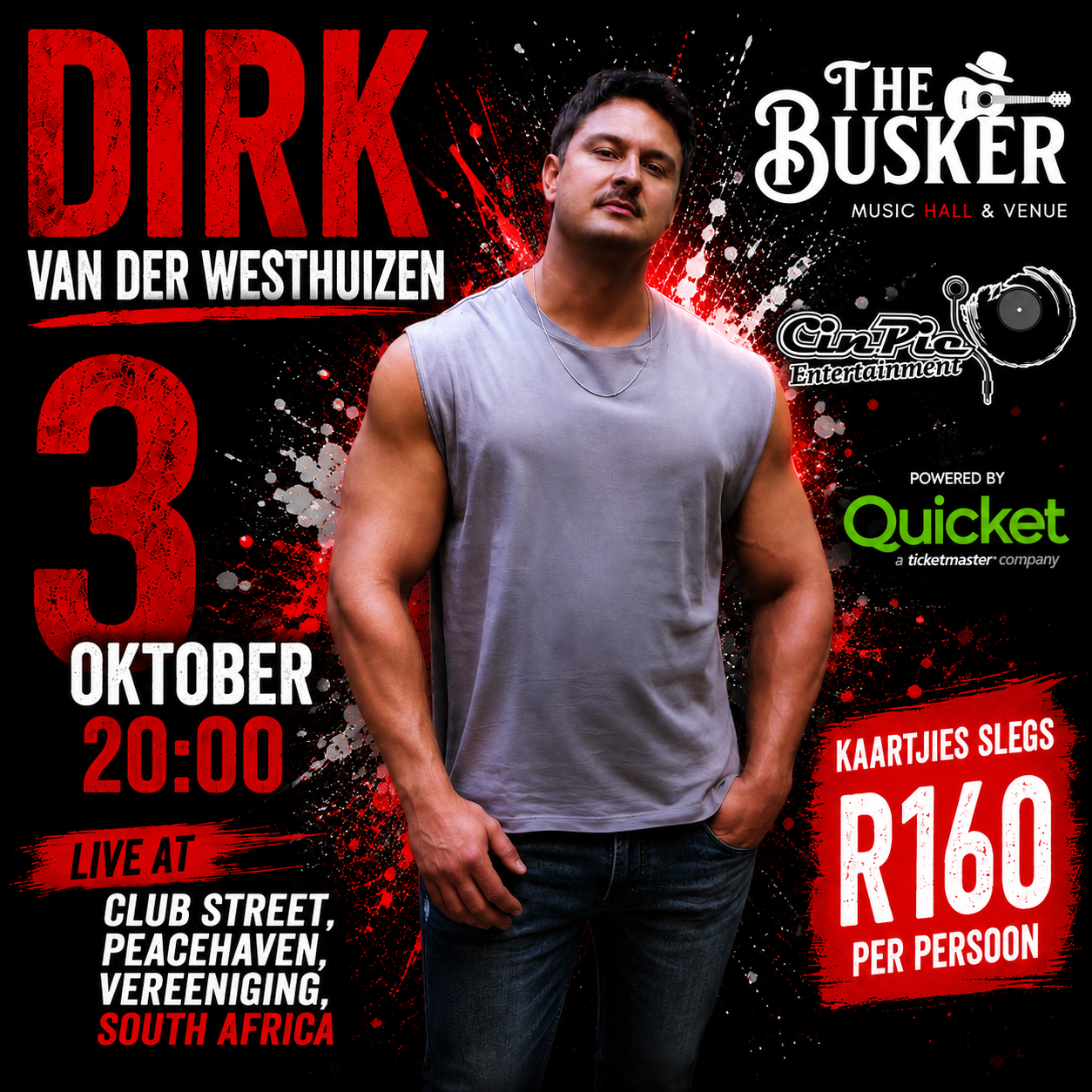 Dirk van der Westhuizen Live at The Busker