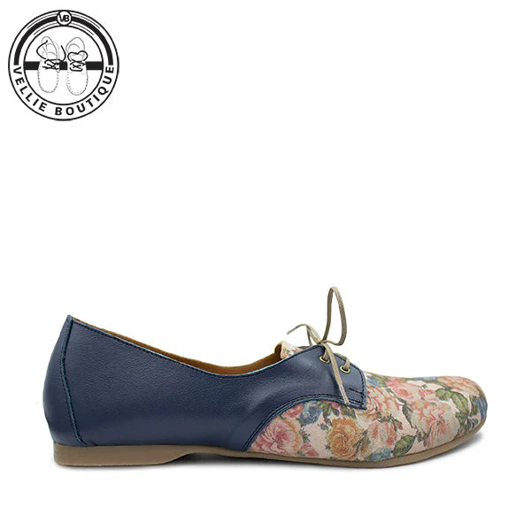 VB Mary Jane Pixie - Navy/Floral