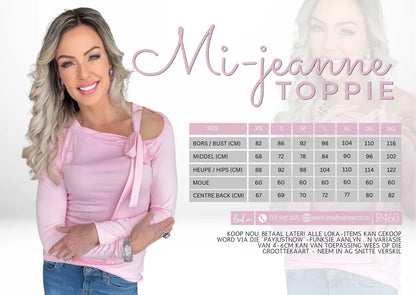Mi-Jeanne Pink Toppie