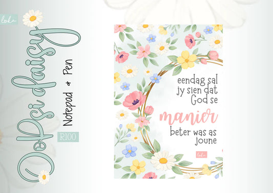 Oopsie Daisy Notaboek & Pen