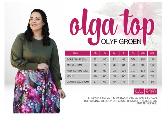 Olyf Groen Olga Top