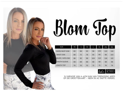 Swart Blom Top