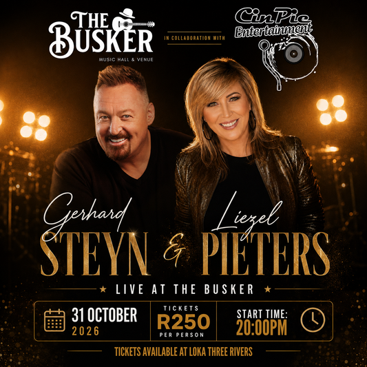 Gerhard Steyn & Liezel Pieters Live at The Busker