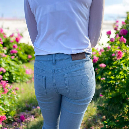 Sky Blue Skinny Denim