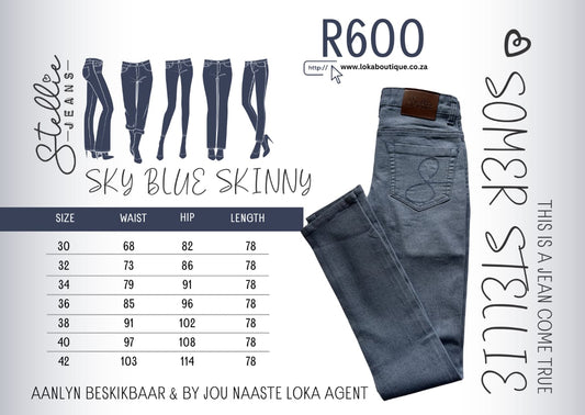 Sky Blue Skinny Denim