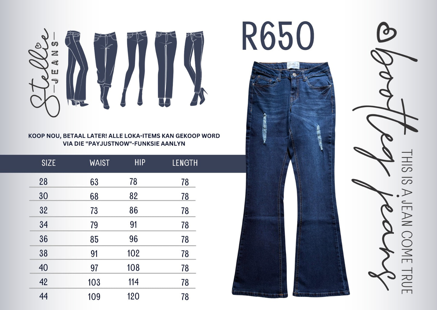 Stylvolle Stellie Bootleg Jean