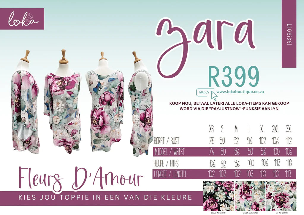 CC Fleurs D'Amour - Minjonet Top