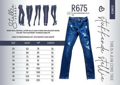 CC Stukkende Dark Denim