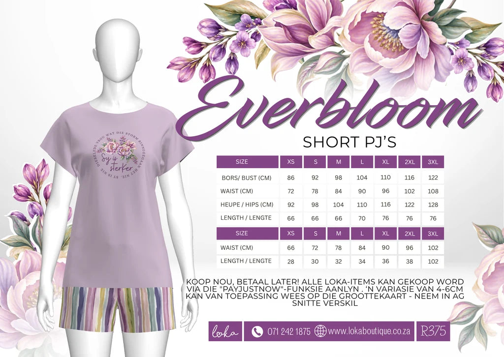 Everbloom Shorty Pjs