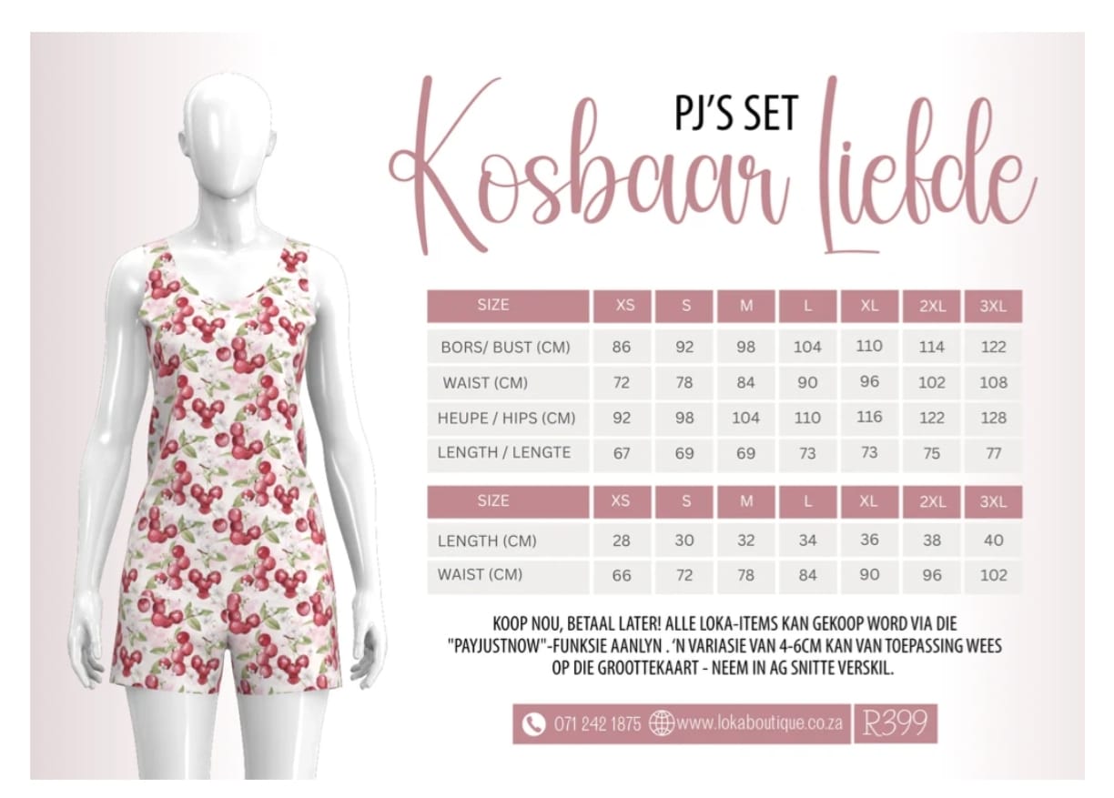 Liefde PJs Tank Top en Broekie